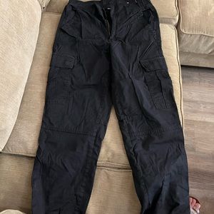 Black cargo style pants from American Eagle super cozy!